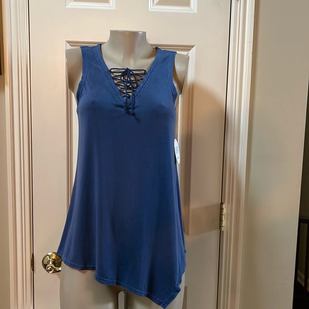 NWT Soma mineral wash lace up Tunic, small